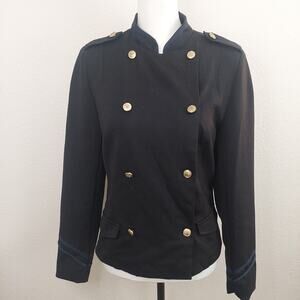 Love Tree Black Jacket with Gold Buttons